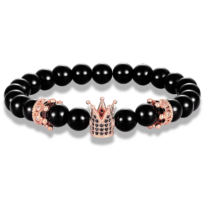 JAAFAR 2019 новый модный бренд браслет с шармом короной двойная корона charm кубический