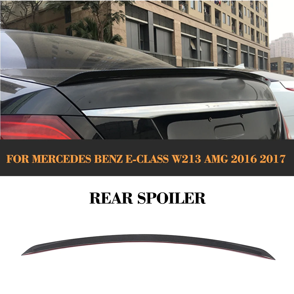Углеродного волокна задний спойлер багажника крыло для Mercedes Benz e-класс W213 E200 E300 E400