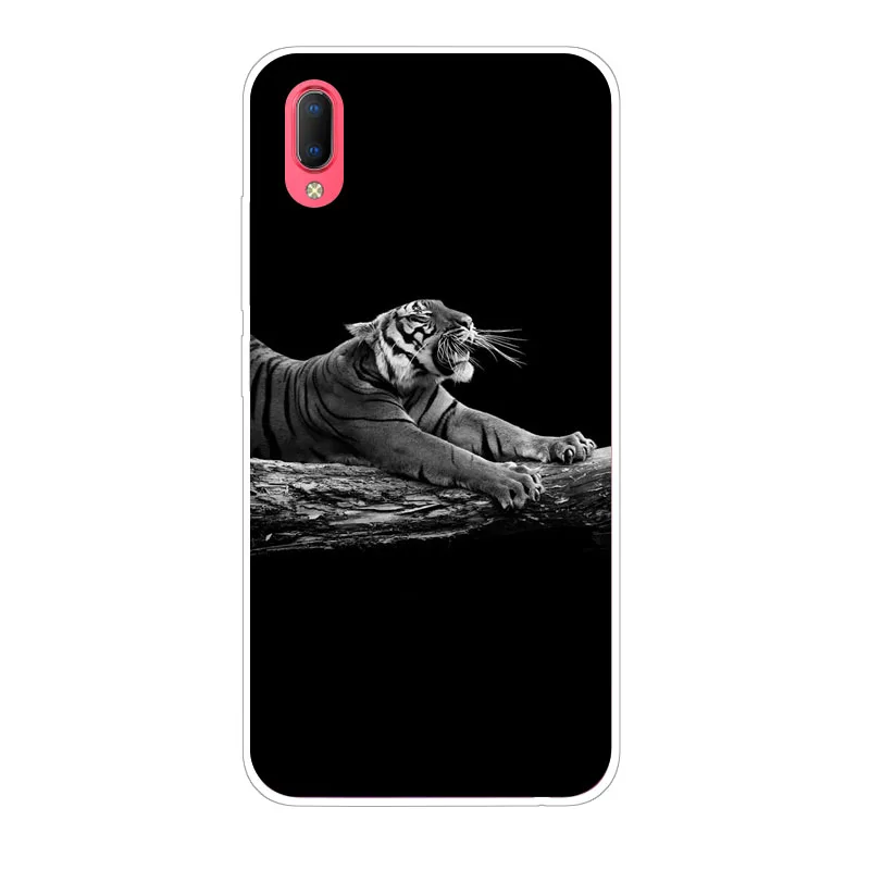 Vivo Y93S Y93 Case Silicon Fierce animals Painting Soft TPU Back Cover for Phone shell Coque Funda |