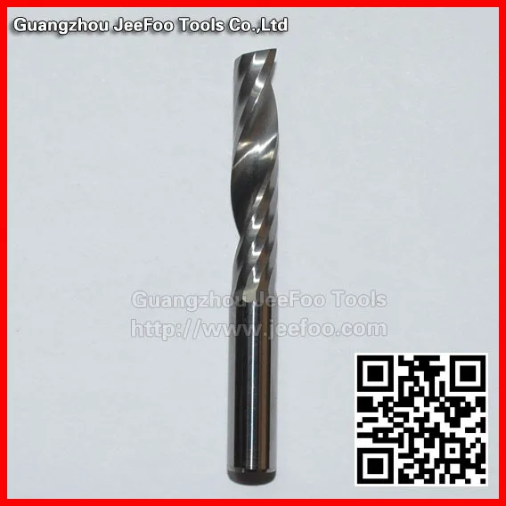 6*25mm Carbide endmill one flute spiral CNC router bits/Flute Spiral Bit Milling Drill