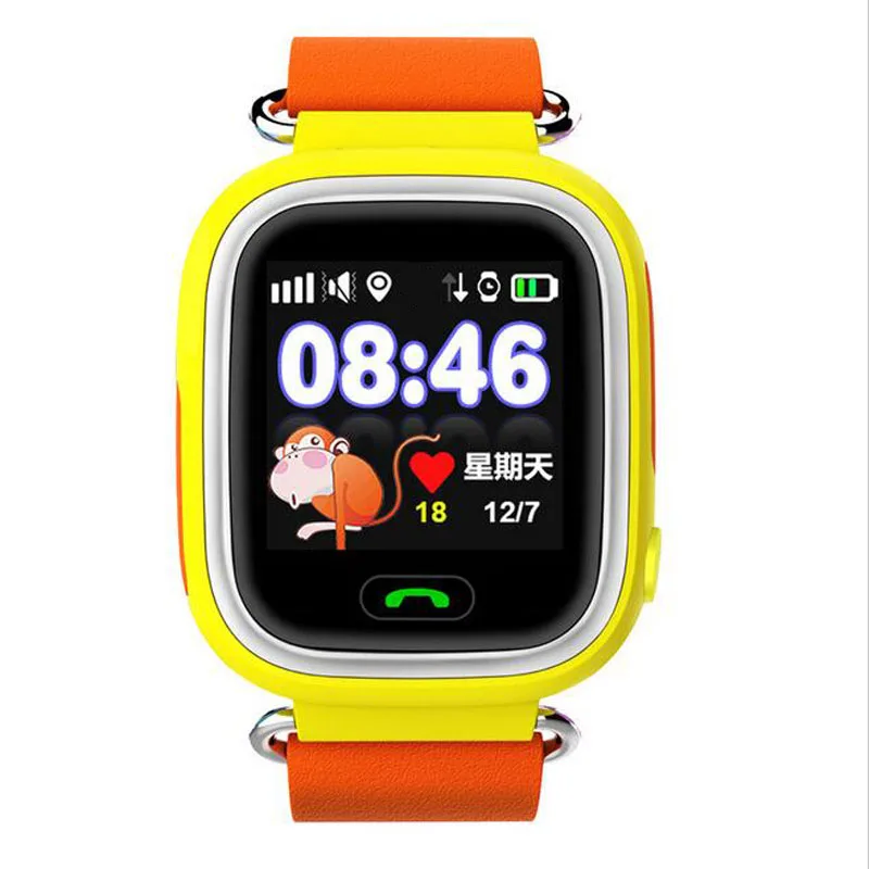 WIFI GPS Q90 Smart Children Watch Kids Baby SIM Card Touch Screen SOS Call Location Device Tracker Anti-Lost Monitor Smartband |