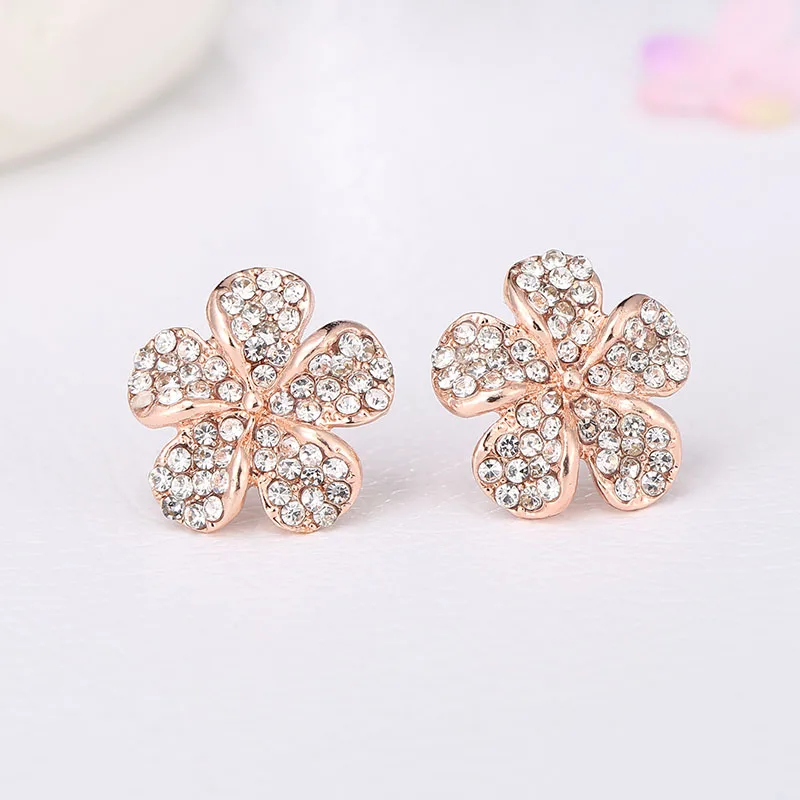 2014 серьги оптовая продажа Прямая поставка с завода пятью листьями и цветами