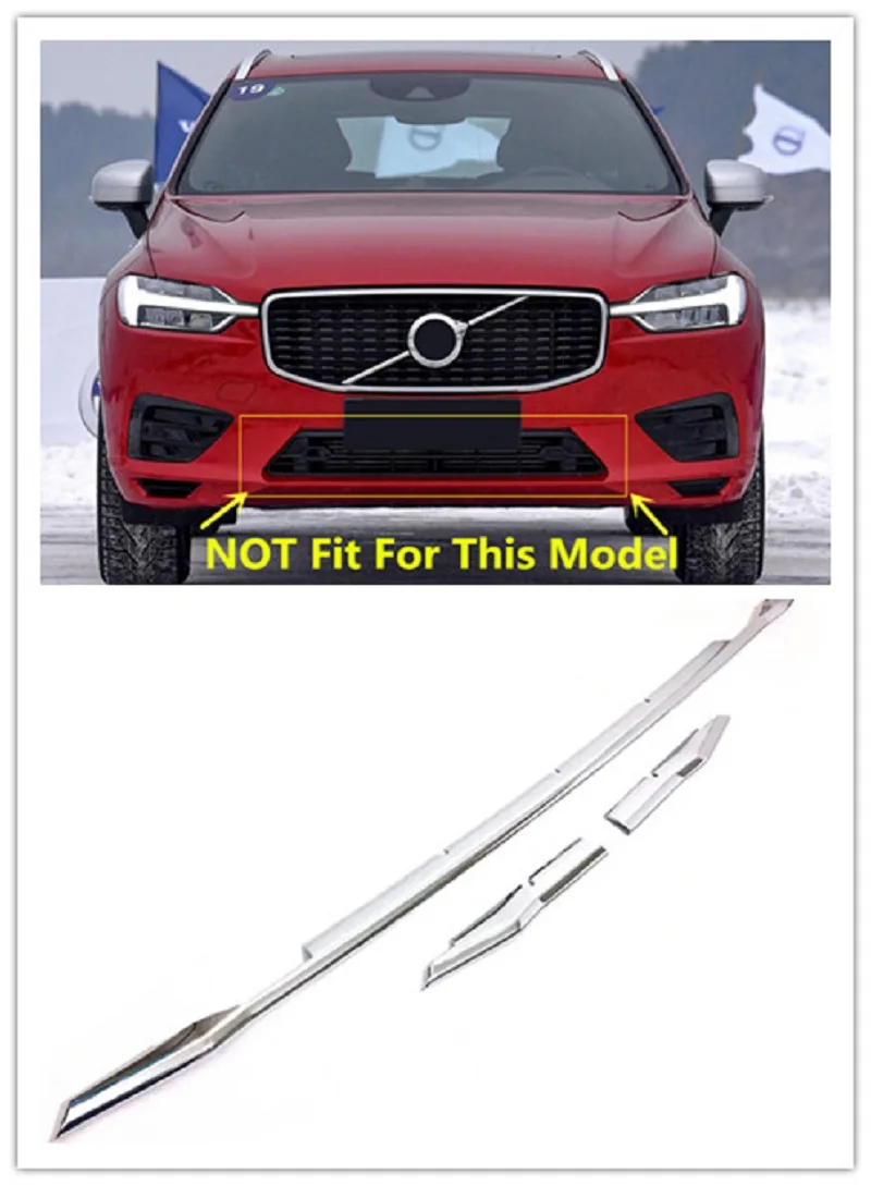Передняя средняя решетка-гриль для Volvo XC60 2018 декоративная молдинговая лента