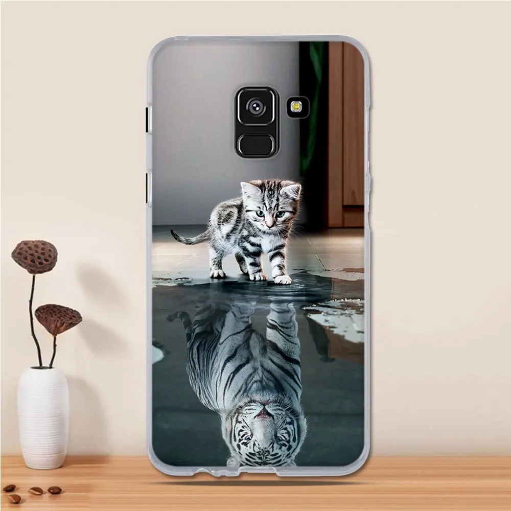 Чехол для Samsung Galaxy A8 2018 мягкие силиконовые чехлы чехол Fundas A530F Обложка | Мобильные