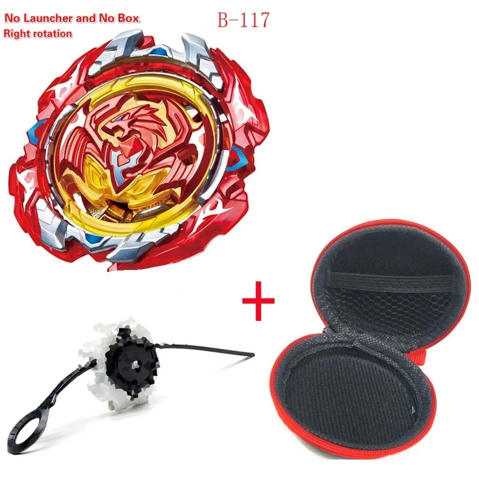 B117 Волчок Beyblade BURST B-133 B131 с пусковым устройством Bayblade Bey blade металл пластик Fusion 4D Подарочные игрушки для детей - Цвет: B117