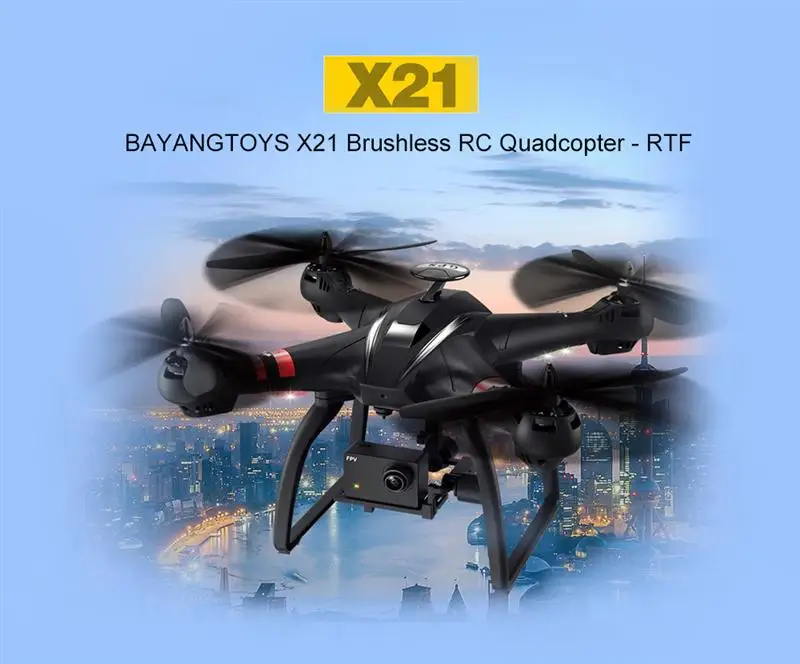 BAYANGTOYS X21 бесщеточный Двойной gps wifi FPV с 1080P карданный Квадрокоптер RC