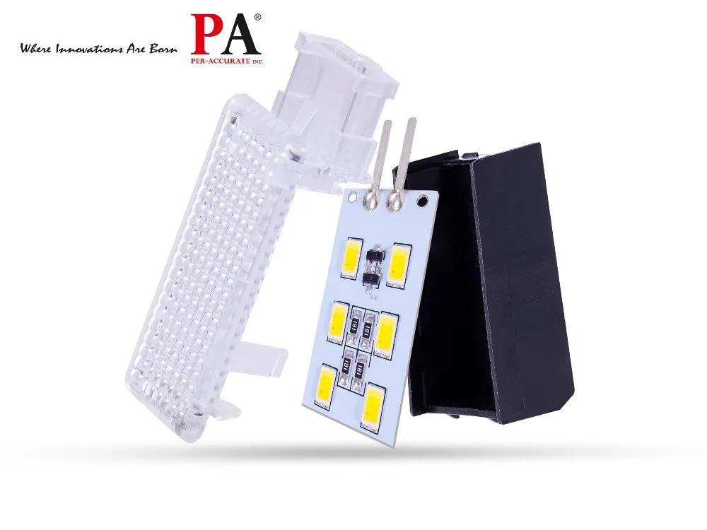 PA LED 2 шт. x для Audi 5630 6SMD Footwell перчаточный ящик светодиодный свет белый модуль PCB 12