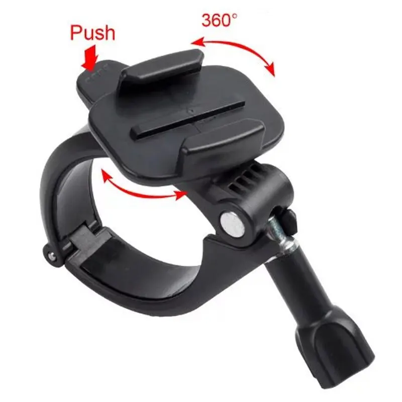 Новый держатель фиксированного клипса для руля Gopro SJCAM Xiaoyi трубчатый зажим с