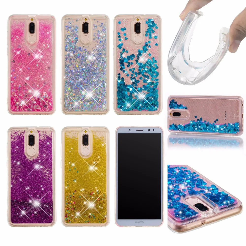 Для Huawei Mate 10 Lite /Nova 2i чехол для Pro Bling Мягкий ТПУ зыбучий песок задняя крышка