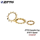 Кассета ZTTO для горного велосипеда, звездочка золотистая для шоссейного велосипеда 9s 10s 11s 11T 12T 13T, 9 В, для K7, запасные части
