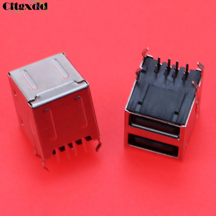 Cltgxdd 1 шт. двойной USB тип A гнездовой разъем 2 на комплект G43 для передачи данных