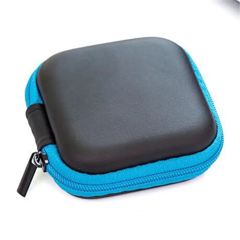 PU Leather Earphone Bag for Airpods Case with Mini Pocket Earbuds Headphone Pouch Earpods Accessories | Электроника