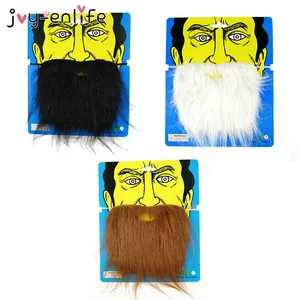 Забавный костюм для вечевечерние на Хэллоуин, белый, черный, коричневый, усы, пиратвечерние, украшение для детей, искусственная борода, усы