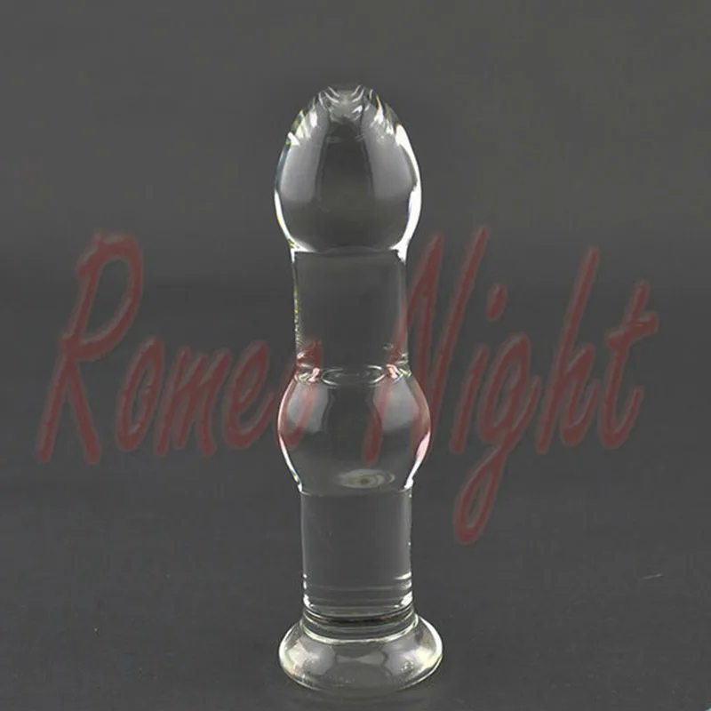 RomeoNight High Borosilicate Crystal Glass Sex Toys Butt Plug &amp Anal Products |