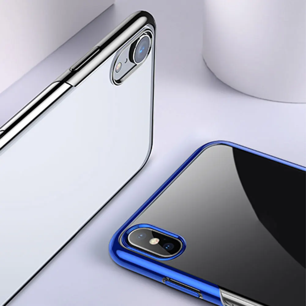 Ударопрочный прозрачный стеклянный чехол для iPhone 7 Plus 8 6s iPhone7 iPhone8 Coque XS MAX XR X |