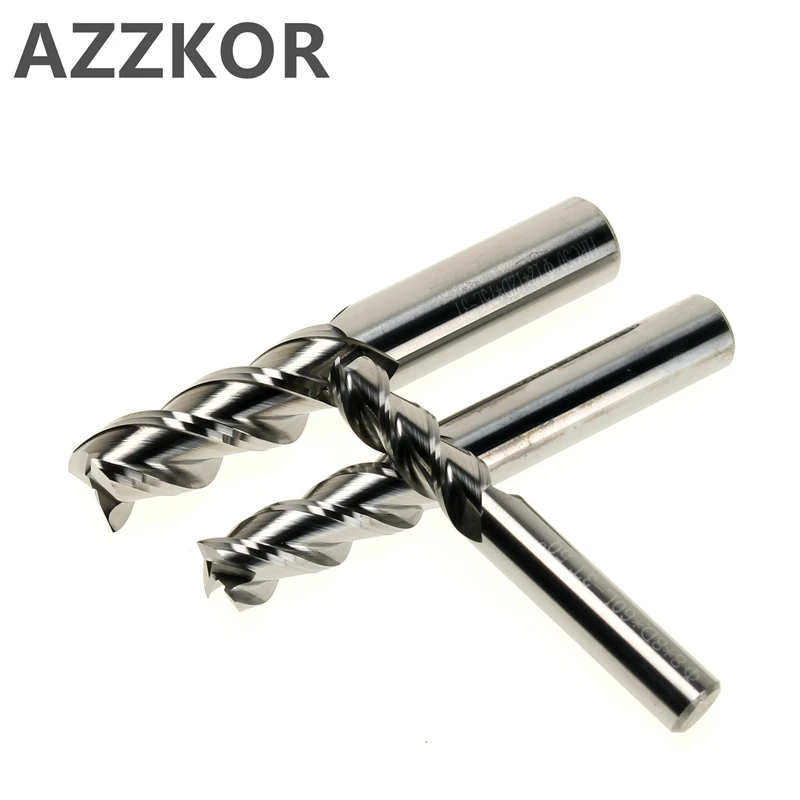 Фреза с покрытием из сплава Вольфрамовая сталь инструмент алюминия Cnc Maching 3