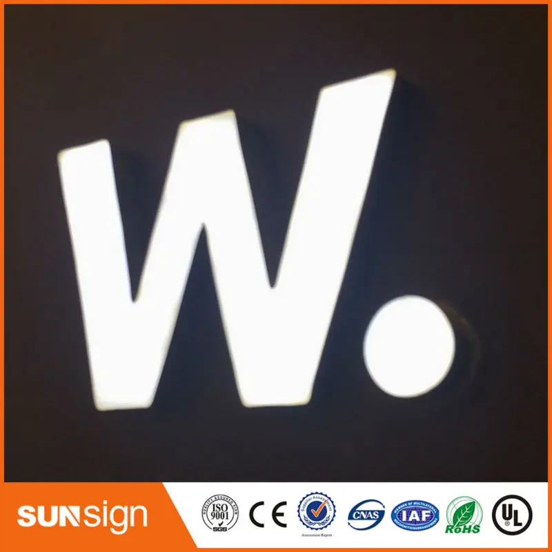Акриловая светодиодная вывеска с подсветкой спереди|acrylic signboard|signboard led |
