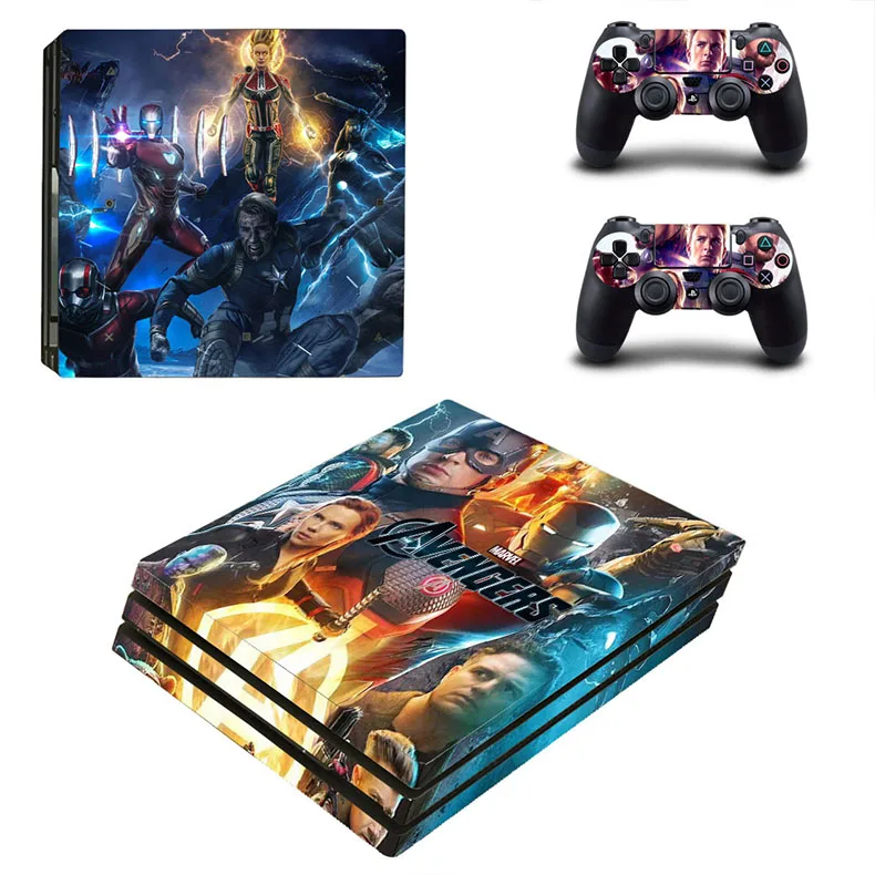 YSP4P-3357 Мстители: Endgame PS4 Pro наклейка для кожи Vinilo PS 4 Play station 4 Pro наклейка s для игровой консоли и контроллера - Цвет: YSP4P-3357