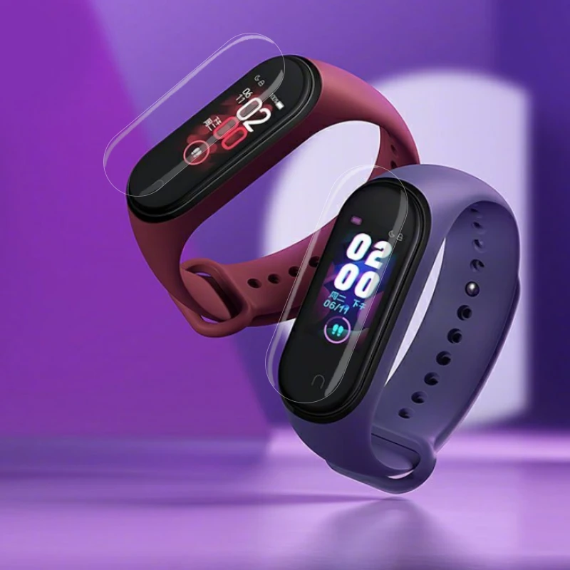 10 ⑤ упак. для Xiaomi Mi Band 4 защитная пленка Мягкий ТПУ экран умный Браслет полная