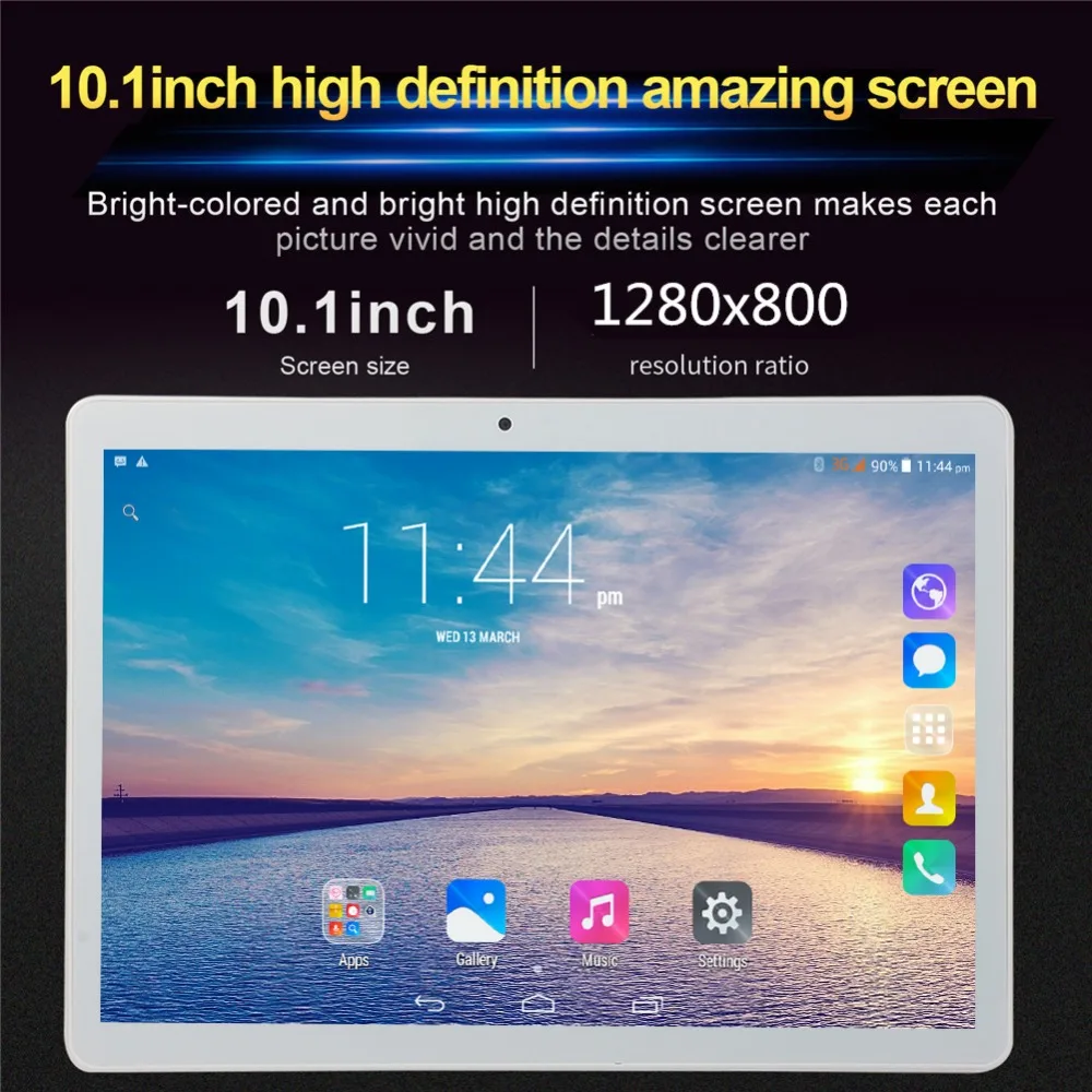 10,1 'планшет, 3G, телефонный звонок, Android 6,0, Wi-Fi, Bluetooth, 4 ГБ/32 ГБ, четыре ядра, две sim-карты, WPS, gps, ПК, планшет, enfant, fnf, планшетный телефон