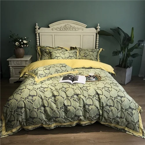 bedding set 7 600TC комплект постельного белья из египетского хлопка King queen, роскошный пододеяльник, постельное белье, простыня/простыня parure de lit ropa de cama - Цвет: bedding set 7