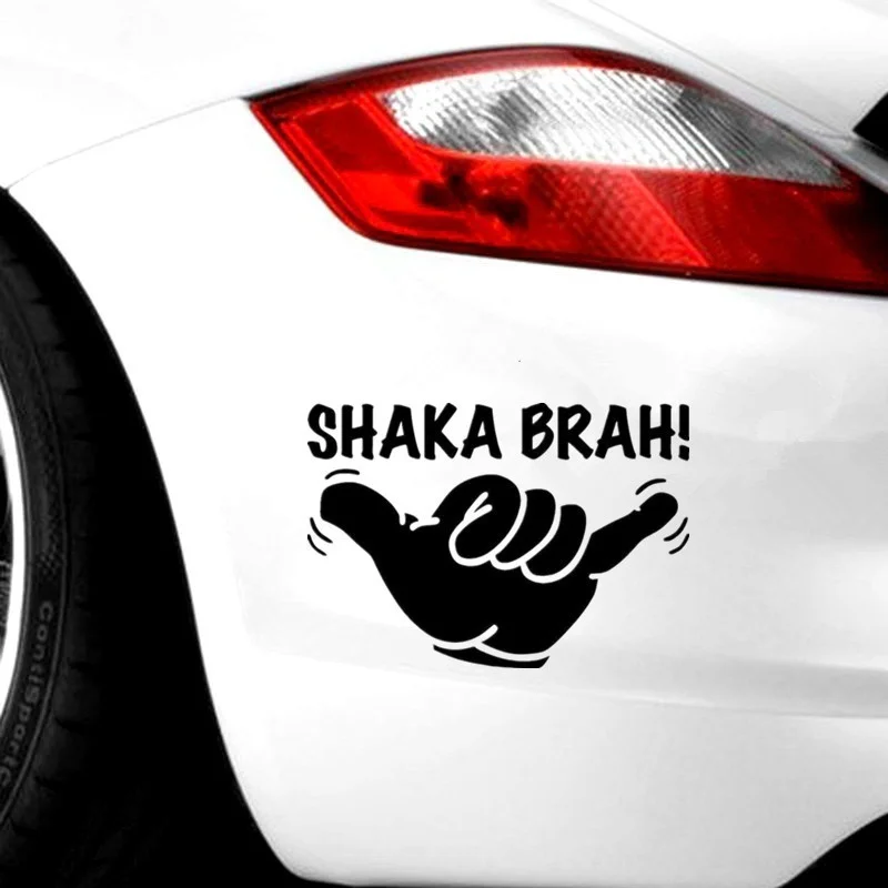 Shaka Brah Mano Hawaii Surf Sticker window Decals and Motorcycle toy Styling 14x10cm | Игрушки и хобби