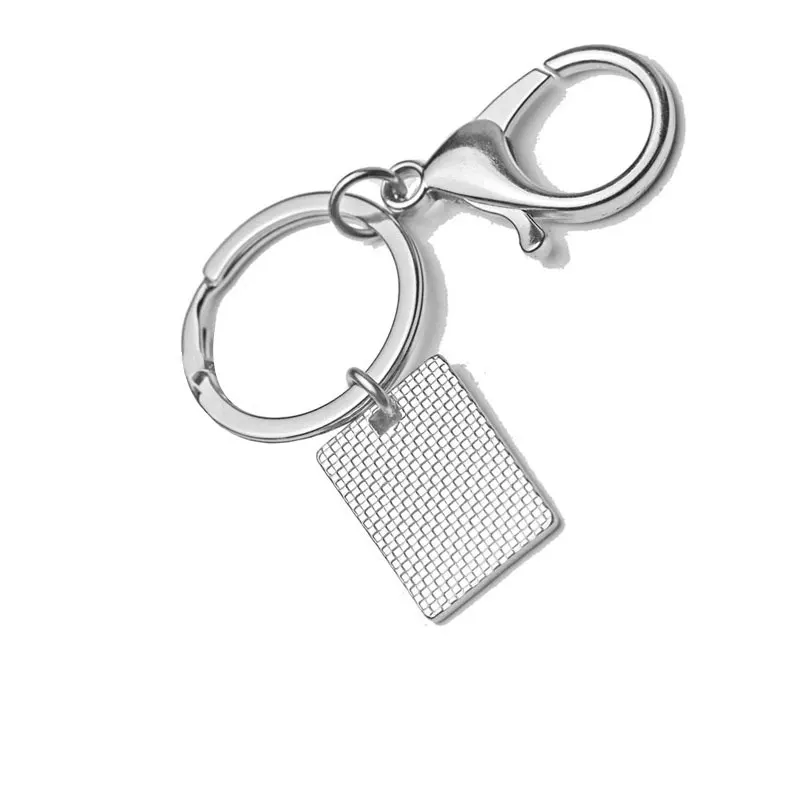 Весовая пластина брелок для ключей мужчин с гравировкой автомобильный кошелек