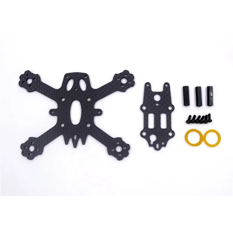 Высокое качество X2 ELF 88 мм микро бесщеточный 3K карбоновое волокно FPV Racing Frame Kit для