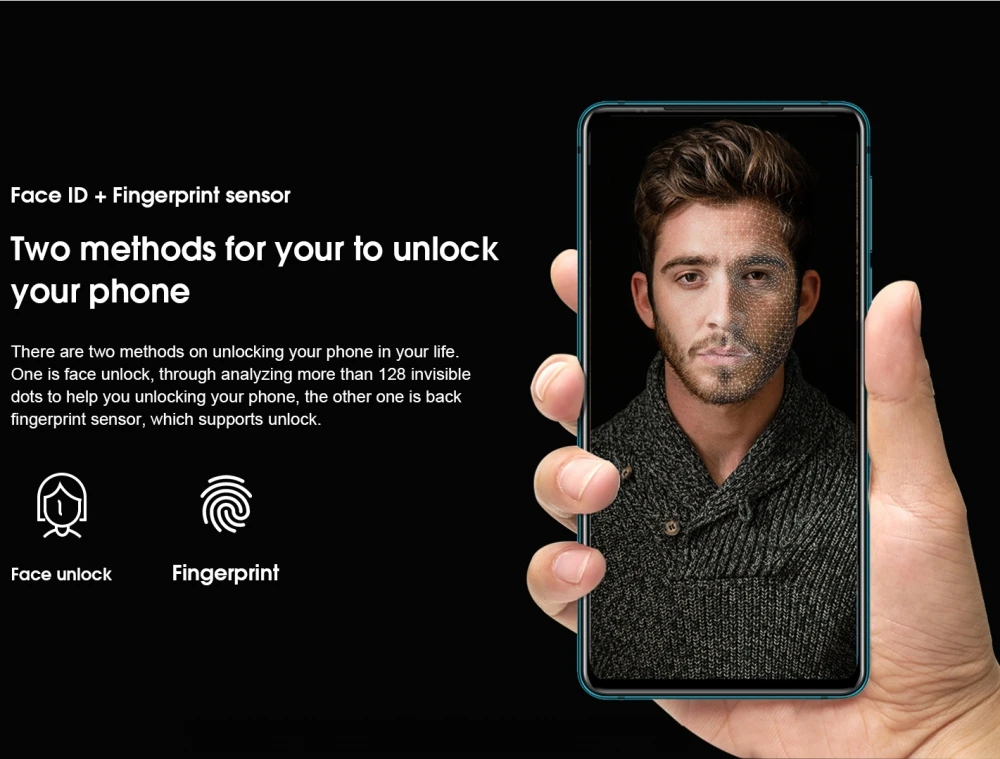 Elephone U2 6,2" FHD+ экран Face ID 6 ГБ+ 128G мобильный телефон Android 9,0 MT6771T Восьмиядерный 4G LTE смартфон