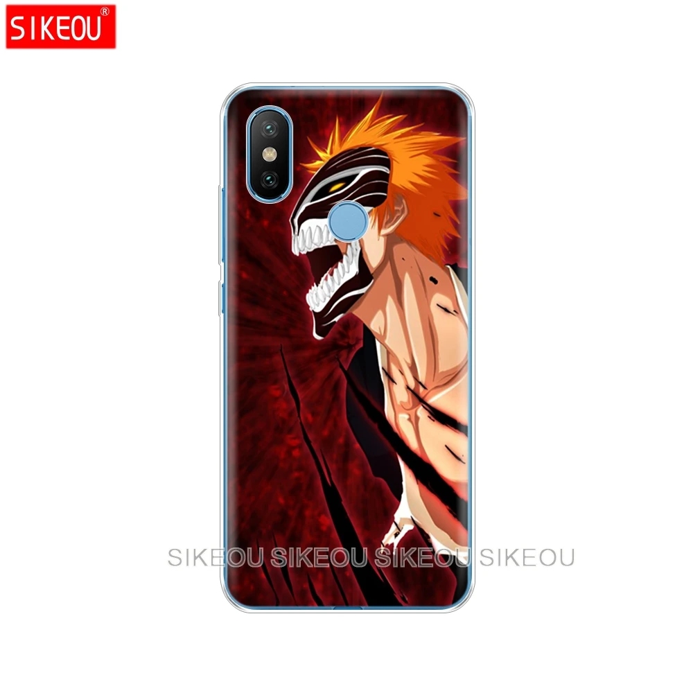 Силиконовый чехол для Xiaomi Mi A1 A2 5 5S 5X 6 Mi5 MI6 NOTE 3 MAX Mix 2 2S Bleach японское аниме|Бамперы| |