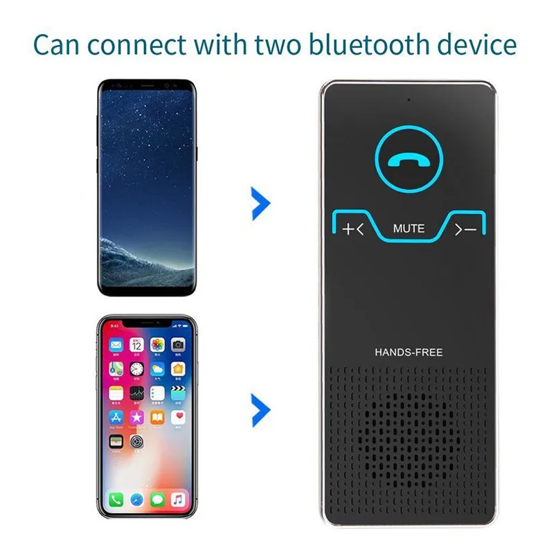 Новый стиль Высокое качество Удобный смарт Bluetooth громкой связи автомобильный