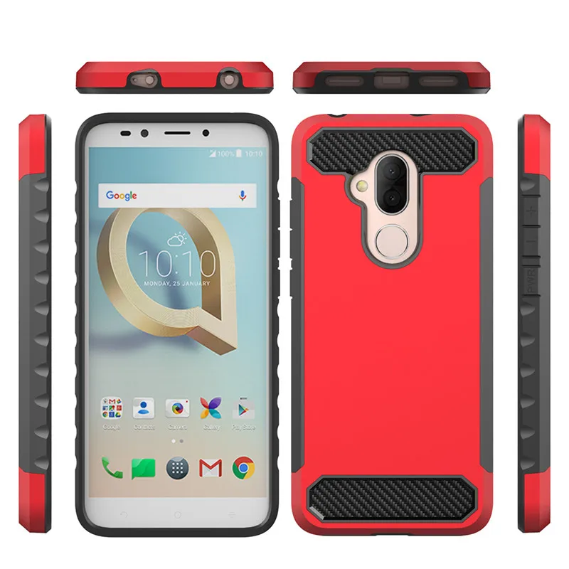 Броня чехол для alcatel 7 гибридная защита капли телефон оболочки Folio 6026 Вт REVVL 2 плюс (t
