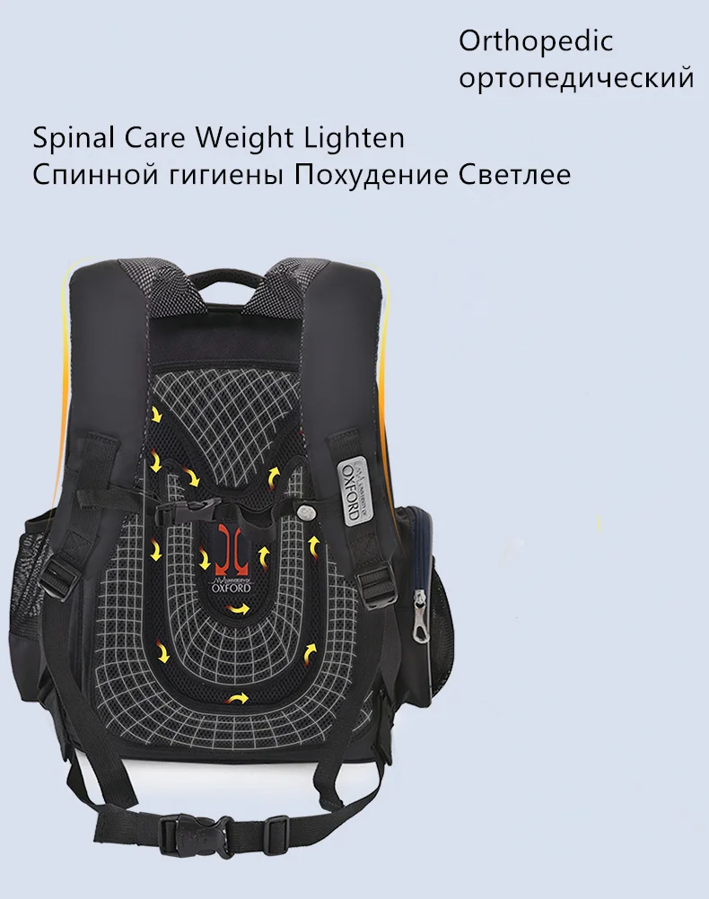 Детские школьные ранцы Оксфордского университета ортопедический