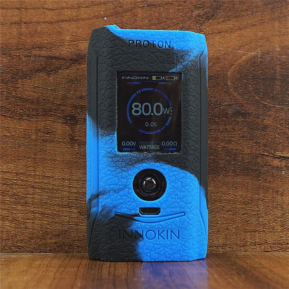 Texture Case for Innokin Proton Scion 2 II Kit 235W Box mod Protective Silicone Cover Skin Sleeve Shield Wrap | Электроника