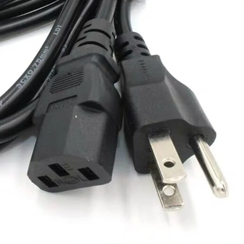 Американский сетевой шнур переменного тока с 3 зубцами американский IEC C13