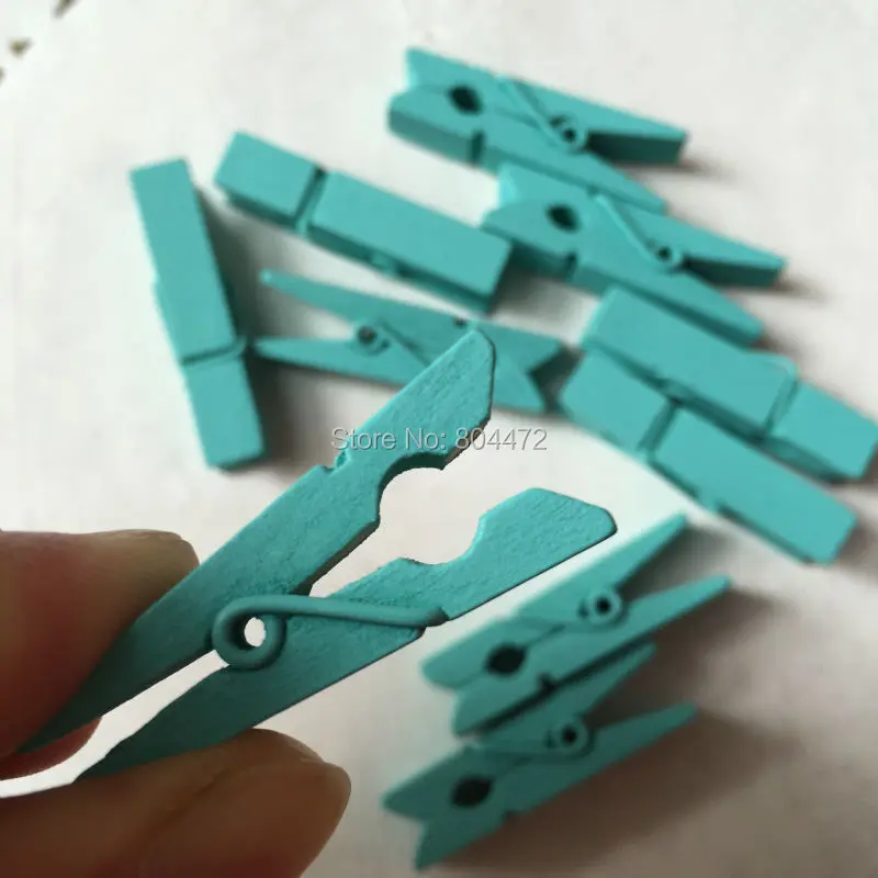 100 шт. деревянные мини-Колышки из натурального дерева рукоделие зажимы для карт