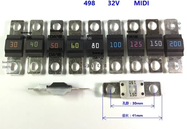 Бесплатная доставка 10 шт. littelfuse 498 миди серия небольшой автомобильный