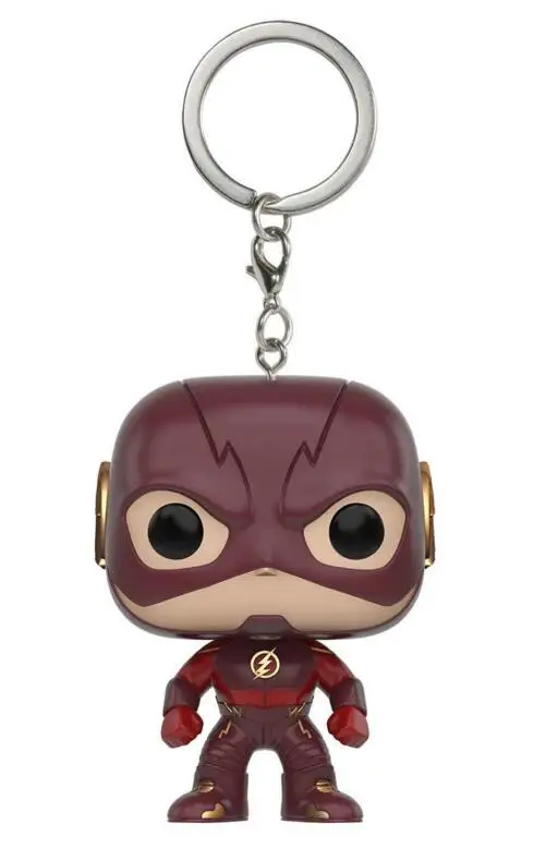 DC Super Hero вспышки и Marvel Сорвиголова фигура мультфильм коллекция Key Chain Игрушечные