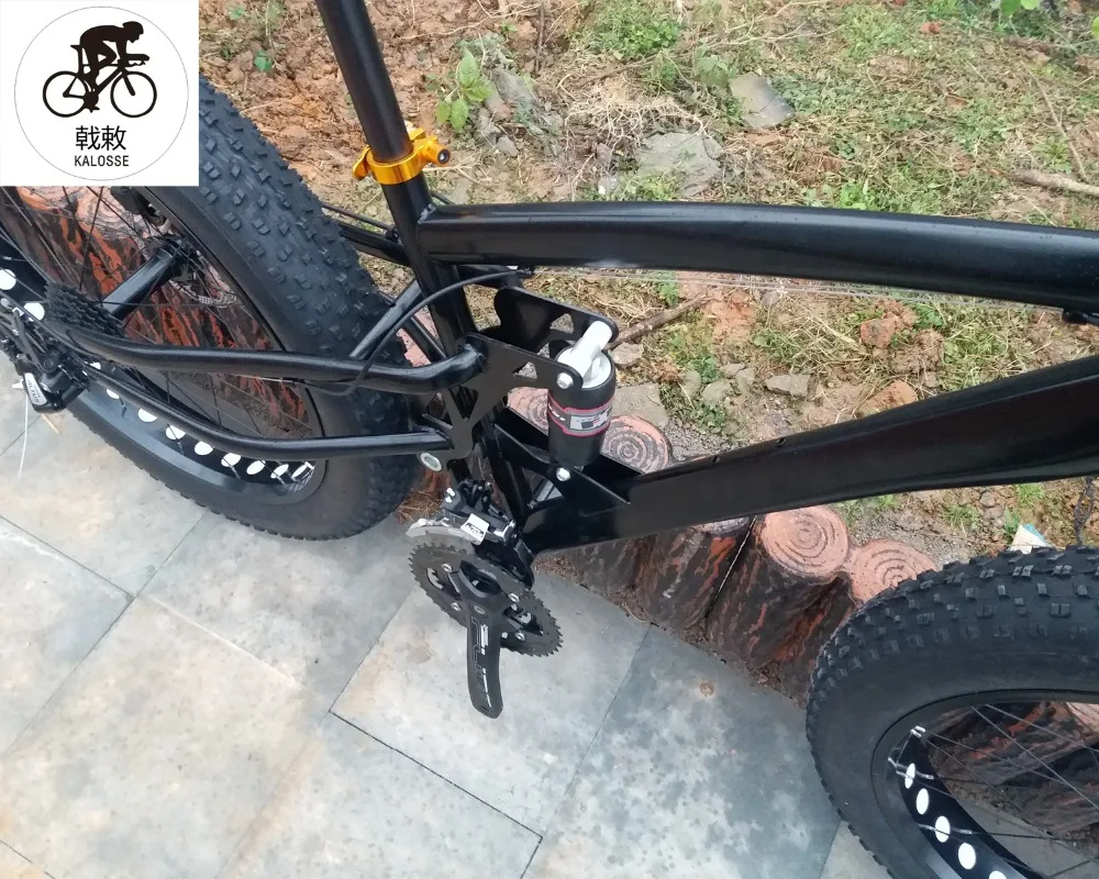 Kalosse M310 Fat bike 26*4,0 дюймов, снежный велосипед с полной подвеской, горный велосипед, 24 скорости, 26er
