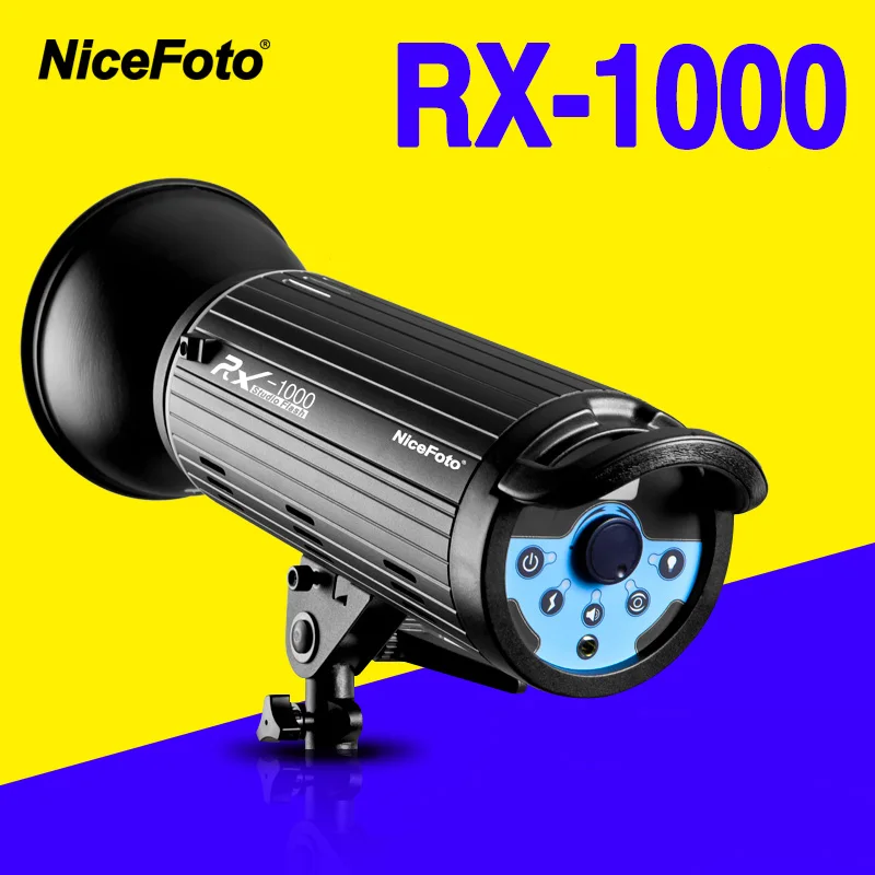 NiceFoto RX 1000 1000W студийная вспышка с быстрым временем переработки RX1000 фотография