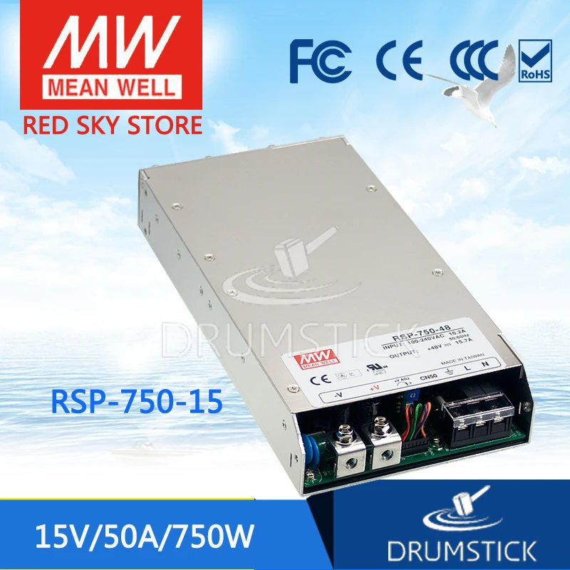 

patriotic MEAN WELL RSP-750-15 15V 50A meanwell RSP-750 750W Single Output Power Supply