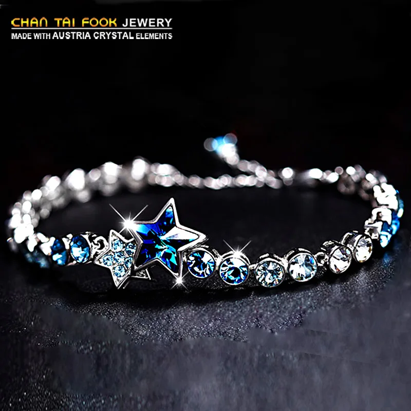 Женский браслет с австрийскими кристаллами | Украшения и аксессуары