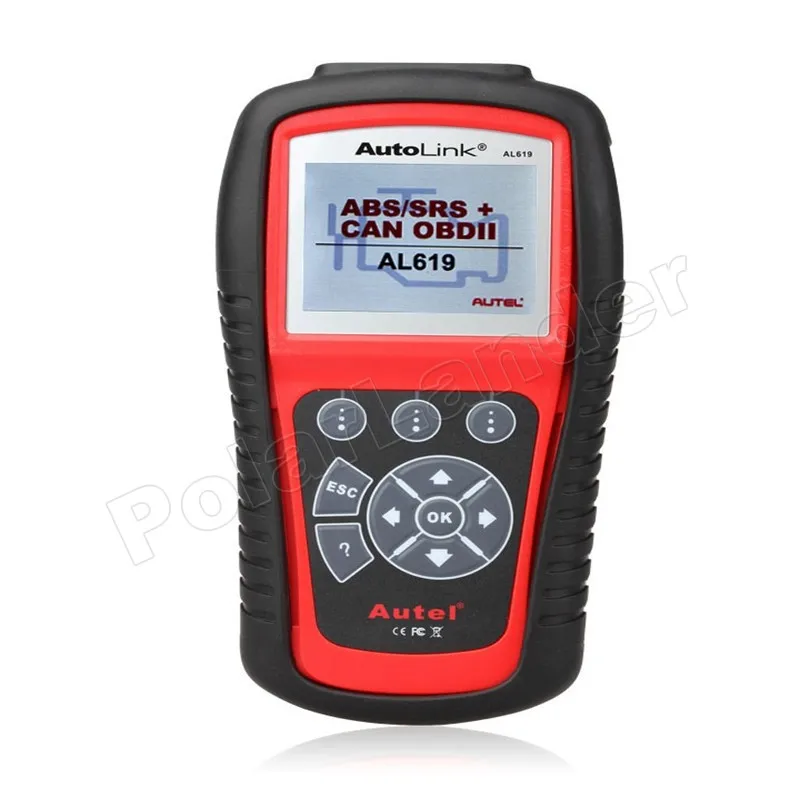 Высококачественная Autel Autolink AL619 ABS/SRS CAN OBDII лампа для чтения кодов комплекты