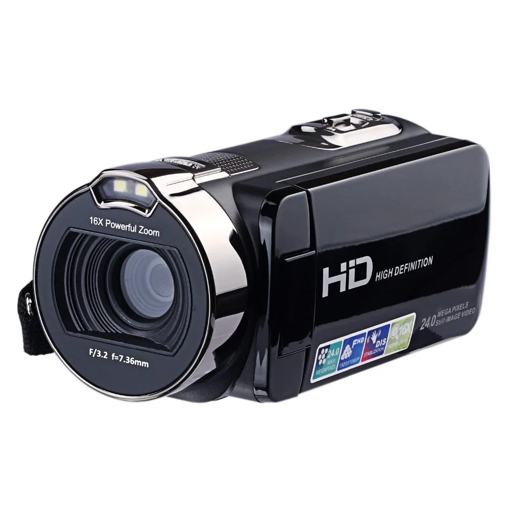 HDV 312 видеокамера Full HD 1080P портативная с большим расстоянием бинокулярная камера +