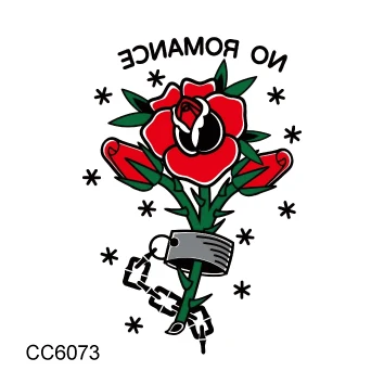 CC6073 Тату с черепом Rocooart, маленькое, старое, Школьное тату, Большая Медведица, поддельные тату, боди-арт, водостойкие временные тату-наклейки, тату с природой - Цвет: CC6073