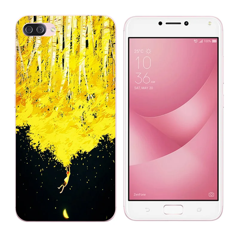 Силиконовые чехлы для Asus Zenfone 4 Max ZC520KL 5 2 &quotDIY мягкая задняя крышка из ТПУ |