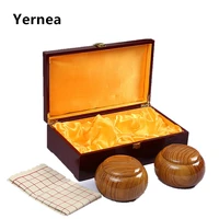 yernea national new yunzi go chess go game set suits carved gold double plate go chess wood box go chess set gifts