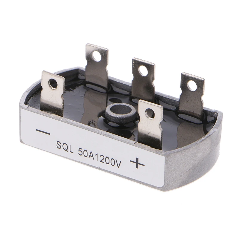 50A 1200V Алюминий металлический чехол 3 фазы диодный мост выпрямителя 50Amp SQL50A Модуль# Aug.26