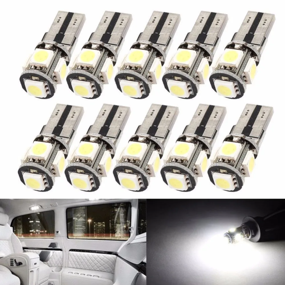 Комплект 10 лампочек T10 501 194 W5W- Pingo 5 Led Canbus Anti Error No краска | Автомобили и мотоциклы