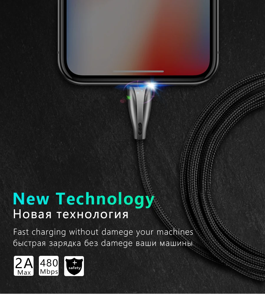 Coolreall USB кабель для iPhone X XS XR Max 8 7 6S 6 Plus SE 5S 5 ipad Быстрая зарядка для iPhone зарядное устройство кабели для мобильных телефонов